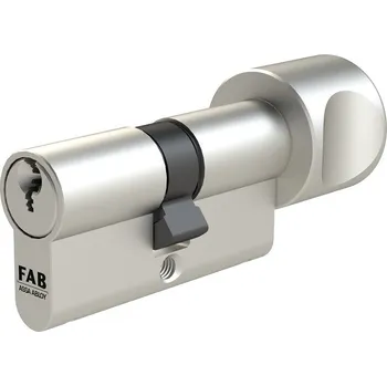 Vložka do dveří ASSA ABLOY Vložka cylindrická knoflíková FAB 4.02/BDKvNs 30+prodloužení Nikl matný Rozměr: 30+35K