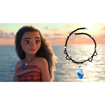 Módní doplněk Disney Moana - Viana náhrdelník s kamínkem