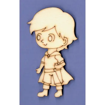 Dřevěná hračka Výřez z překližky ,My72, PRINC,7cm,1ks