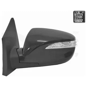 Auto zrcátko Vnější zpětné zrcátko VAN WEZEL 8257817