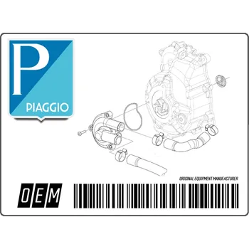 Piaggio Znak přední VESPA růžový, Vespa LX PI-657591