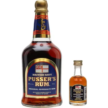 Rum Pusser’s British Navy Rum & Gunpowder Proof 0,05 l