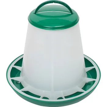 krmítko pro hospodářská zvířata Krmítko pro kuřata tubusové zeleno-bílé 1 kg