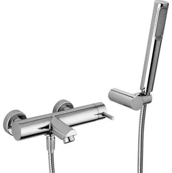 Vodovodní baterie Vanová baterie Paffoni Stick se sprchovým setem 150 mm chrom SK023CR