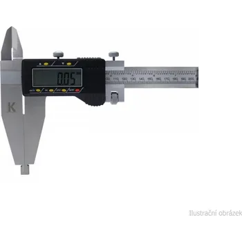 Posuvné měřítko Digitální posuvné měřítko Kmitex 600/100 mm, s horní čelistí
