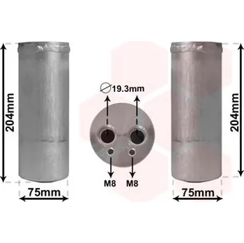Sušič klimatizace Sušárna, klimatizace VAN WEZEL 5800D053