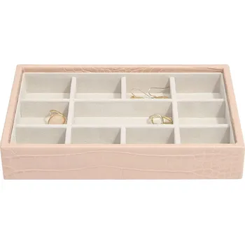 Šperkovnice Stackers, Krabička na šperky Stackers Croc s 11 přihrádkami mini růžová - Formadore
