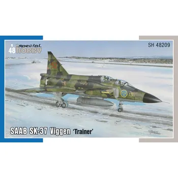 Plastikový model Special hobby 1/48 SAAB SK-37 Viggen 'Trainer' (3x camo)