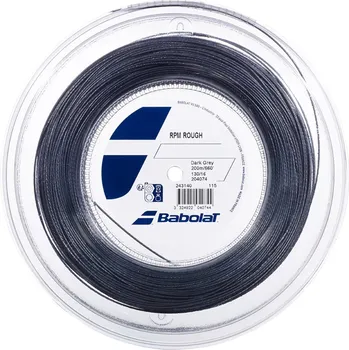 Struna na výplet tenisové rakety Tenisový výplet Babolat RPM Rough Dark Grey 200m 1,30 mm
