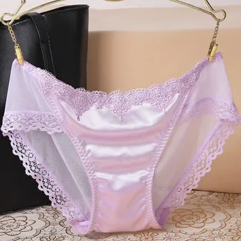 Dámské erotické prádlo Průhledné kalhotky s krajkou S/M Barva: Bílá