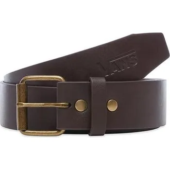 Opasek Pásek Vans MN HUNTER II PU BELT Dark Brown velikost 38
