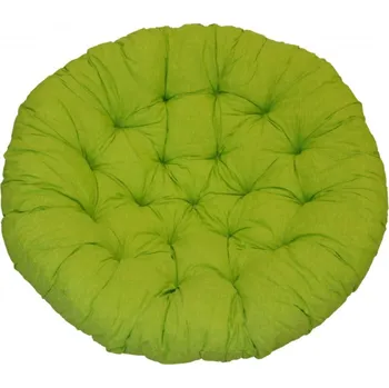 Podsedák Axin Trading s.r.o. Polstr deluxe na křeslo papasan 110 cm - světle zelený melír