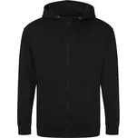 Just Hoods Pánská mikina na zip JH050 Deep Black 4XL