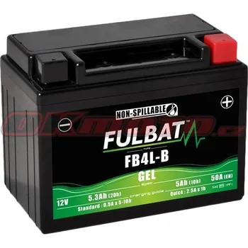 Motobaterie Motobaterie FULBAT FB4L-B GEL - Aprilia Gulliver AC/LC, 50ccm - >97