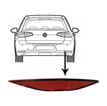 Příslušenství osvětlení automobilu Odrazka VAN WEZEL 5766940