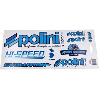Samolepicí dekorace na vozidlo Sada samolepek Polini Scooter Team P.13671