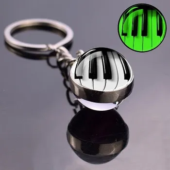 Přívěsek na klíče klaviatura 2 - svítící skleněné koule