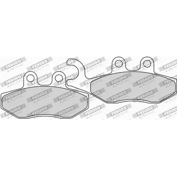 Brzdová destička Brzdové destičky FERODO