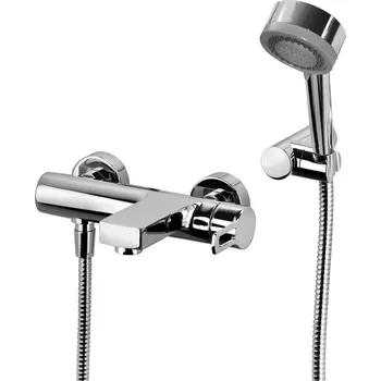 Vodovodní baterie Vanová baterie Paffoni Ringo se sprchovým setem 150 mm chrom RIN024CR