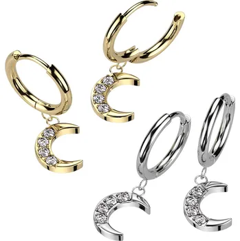 Náušnice Spikes USA Měsíček