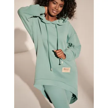 Dámská mikina Tyrkysová dámská mikina Mother Earth Mozambik M/L