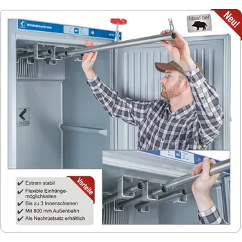 Lednice Landig FLEX trubkový závěsný systém Modely: LU 9000 premium