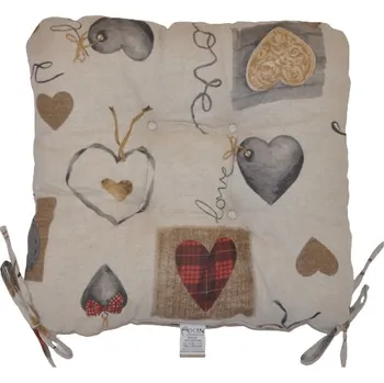 Podsedák Axin Trading s.r.o. Sedák UNI barva motiv srdce LOVE