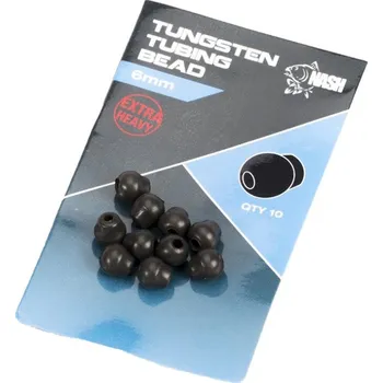 10ks - Korálky Nash Cling On Tungsten Tubing Bead 6mm