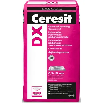 Samonivelační stěrka Ceresit DX samonivelační cementová stěrka 25 kg