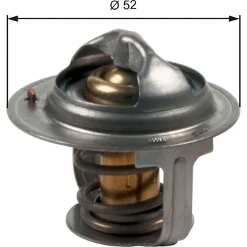 Těsnění motoru Termostat, chladivo GATES TH47188G1