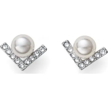 Šperk Náušnice s krystaly Swarovski Oliver Weber Point Pearl CRY