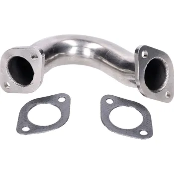 Výfuk pro motocykl 101 Octane Koleno výfuku nerezové, otevřená verze 35mm, Gilera Runner, Piaggio Hexagon, TPH, SKR, Italjet Dragster 125-180 2T 43679