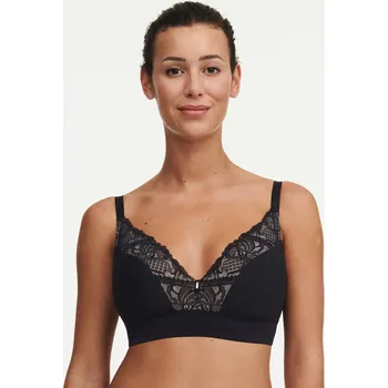 Dámské spodní prádlo Podprsenka bez kostic CHANTELLE (17Q7-02), Barva černá, Velikost 75F