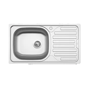 Nerezový dřez SINKS CLASSIC 760 V 0,5mm Nerezový dřez mantý levý
