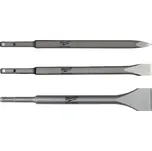 Milwaukee Sada sekáčů SDS-Plus ( špičatý plochý, široký)