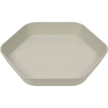 Talíř LÄSSIG dětský talíř PLATE GEO Warm Grey DOPRODEJ!