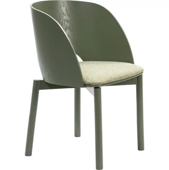 Jídelní židle Zelená jasanová jídelní židle Teulat Dam