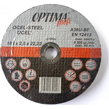 Řezný kotouč Řezný kotouč Optima profi A36U-BF 180x2,5x22,23 mm 1 kus