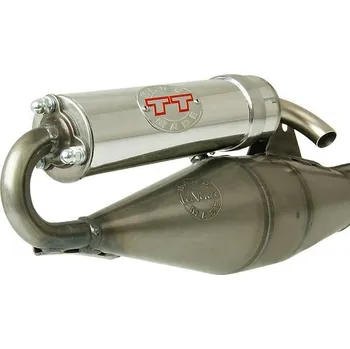 Výfuk pro motocykl Výfuk LeoVince HandMade TT, Peugeot horizontal 50ccm LV4059
