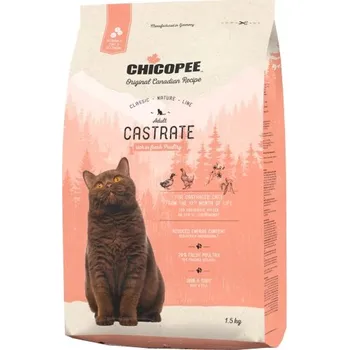Krmivo pro kočku Chicopee Cat Castrate Poultry 1,5kg