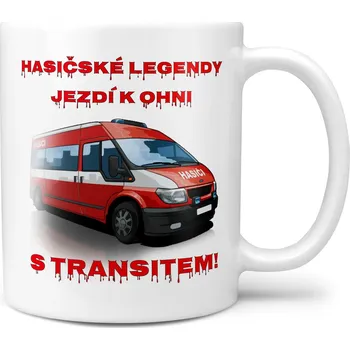 Hrnek Hasičské legendy – Transit (Náplň hrníčku: Žádná)