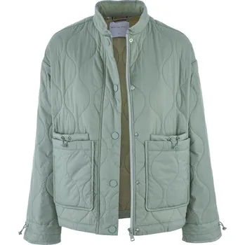 Dámská casual bunda PŘECHODNÁ PROŠÍVANÁ BUNDA ZELENÁ Rino Pelle