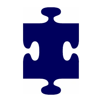 Samolepící dekorace Puzzle 002 dílek (23 - tmavě modrá) SAMOLEPKA NA AUTO, NÁLEPKA, FÓLIE, POLEP, TUNING, VLASTNÍ TEXT, TISK, AUTOSAMOLEPKY.cz, POLEPY, OBRÁZEK, LOGO, 3D STICKERS