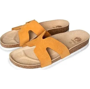 Dámská zdravotní obuv Vlnka Dámské korkové anatomické nazouváky Zora béžová velikost obuv dospělí 36