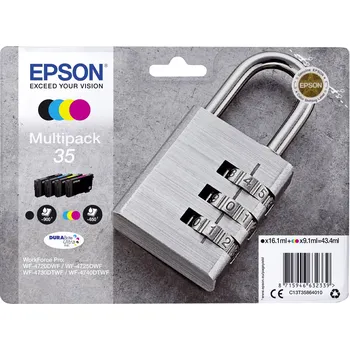 Tiskárna Epson Ink T3586, 35 originál kombinované balení černá, azurová, purppurová, žlutá C13T35864010