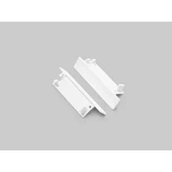 LED lišta Koncovka WIRELI FLAT8 bílá, pár