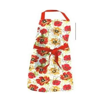 Toro Kuchyňská zástěra - červené květy 267756