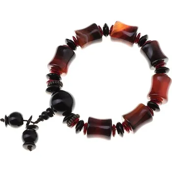 Náramek Náramek achát valounky vz. č.37