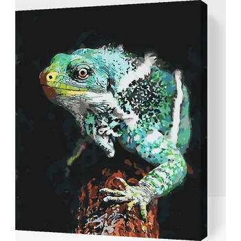 Malování podle čísel - Saurian Velikost: 30x40cm, Rámování: Pouze srolované plátno