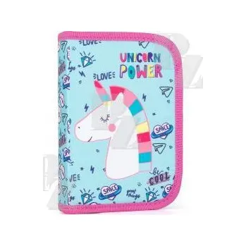 Penál Jednopatrový penál Unicorn iconic 7-88523 nevybavený 2 chlopně, Karton P+P